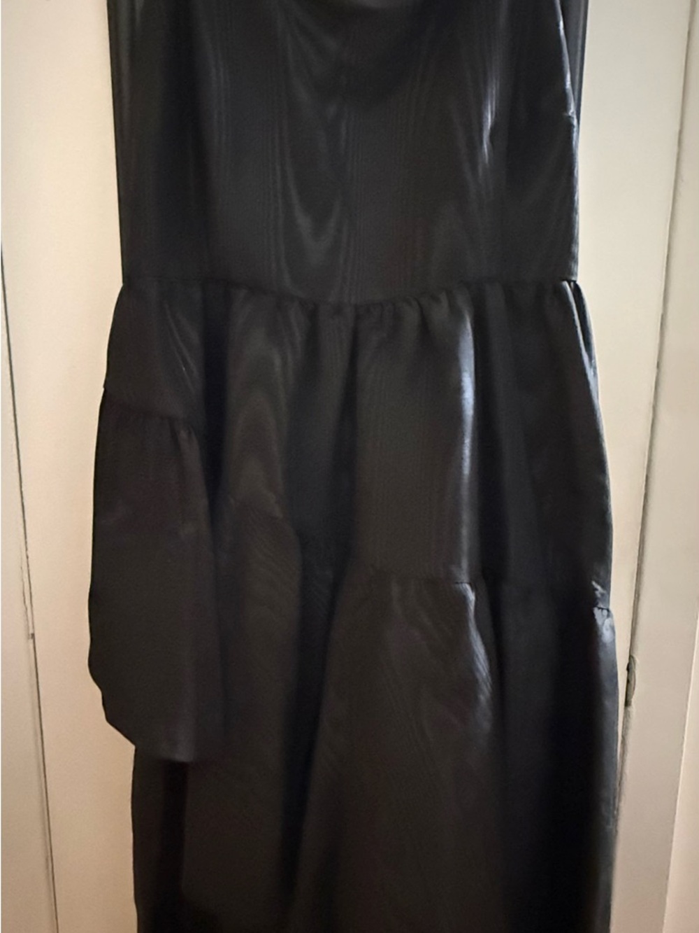 kate spade Black Tiered Midi Dress